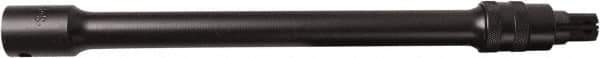 SK - 1/2" Drive Impact Locking Socket Extension - 10" OAL, Black Finish - Industrial Tool & Supply