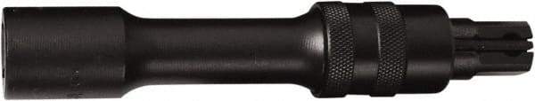 SK - 1/2" Drive Impact Locking Socket Extension - 5" OAL, Black Finish - Industrial Tool & Supply