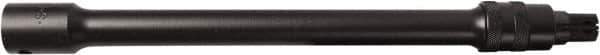 SK - 3/8" Drive Impact Locking Socket Extension - 12" OAL, Black Finish - Industrial Tool & Supply