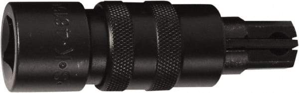 SK - 3/8" Drive Impact Locking Socket Extension - 3" OAL, Black Finish - Industrial Tool & Supply