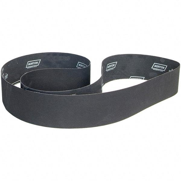 Norton - 2" Wide x 90" OAL, 24 Grit, Ceramic Abrasive Belt - Ceramic, Coated, H Weighted Cloth Backing - Industrial Tool & Supply