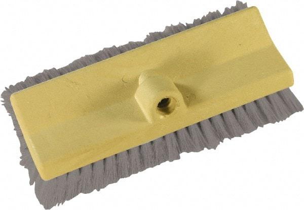 O-Cedar - 10" OAL, Vehicle Brush - Gray PVC Bristles, 2-1/2" Trim Length - Industrial Tool & Supply