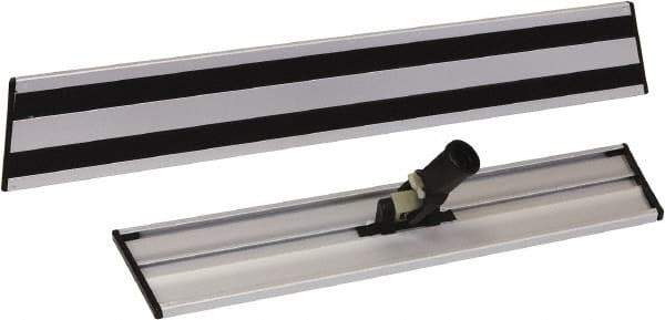 O-Cedar - Gray Microfiber Pad Frame - 24" Long x 5" Wide Head, Aluminum Head - Industrial Tool & Supply