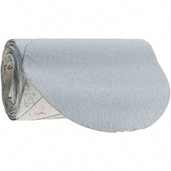 Tru-Maxx - 6" Diam, 320 Grit Silicon Carbide Adhesive PSA Disc - Extra Fine Grade, White, C Weighted Backing, Flexible, 3,000 Max RPM - Industrial Tool & Supply