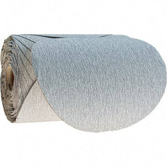 Tru-Maxx - 6" Diam, 120 Grit Silicon Carbide Adhesive PSA Disc - Fine Grade, White, C Weighted Backing, Flexible, 3,000 Max RPM - Industrial Tool & Supply