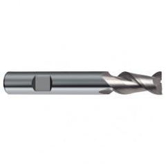 14mm Dia. - 83mm OAL - 45° Helix Bright Carbide End Mill - 2 FL - Industrial Tool & Supply