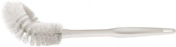 O-Cedar - 17" OAL Toilet Bowl Brush - Polypropylene Bristles, 1" Bristle Length, Plastic Handle, White - Industrial Tool & Supply