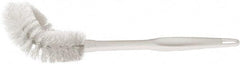 O-Cedar - 17" OAL Toilet Bowl Brush - Polypropylene Bristles, 1" Bristle Length, Plastic Handle, White - Industrial Tool & Supply