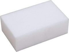 O-Cedar - 4-1/2" Long x 2-3/4" Wide x 1-1/2" Thick Eraser - Light-Duty, White - Industrial Tool & Supply