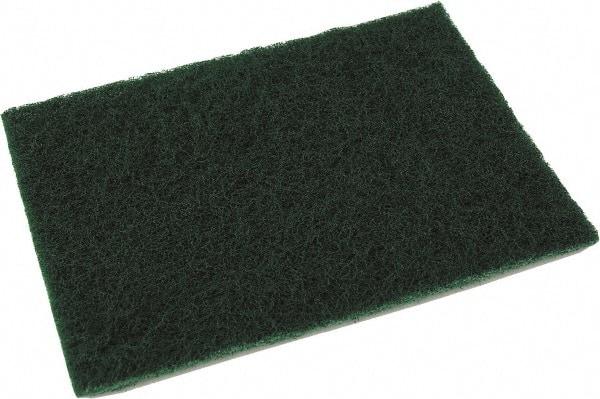 O-Cedar - 9" Long x 6" Wide x 1/2" Thick Scouring Pad - Heavy-Duty, Green - Industrial Tool & Supply