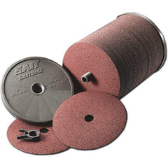 Sait - 7" Diam 7/8" Hole 80 Grit Fiber Disc - Aluminum Oxide, 7,000 Max RPM - Industrial Tool & Supply