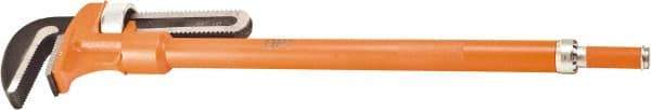 OPI - 48" Alloy Steel Telescopic Pipe Wrench - 8-1/4" Pipe Capacity - Industrial Tool & Supply