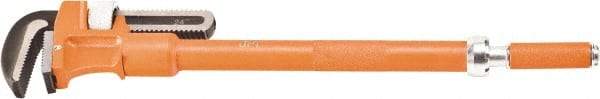 OPI - 24" Alloy Steel Telescopic Pipe Wrench - 3-3/4" Pipe Capacity - Industrial Tool & Supply
