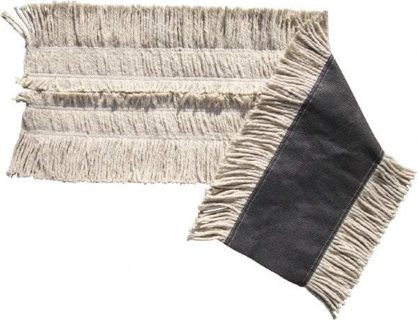 O-Cedar - 36" Long x 5" Wide Cotton Dust Mop Head - Slip-On/Slip-Through Backing, Launderable - Industrial Tool & Supply