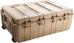 Pelican Products, Inc. - 27-1/8" Wide x 14-3/8" High, Shipping/Travel Case - Tan, Polypropylene - Industrial Tool & Supply