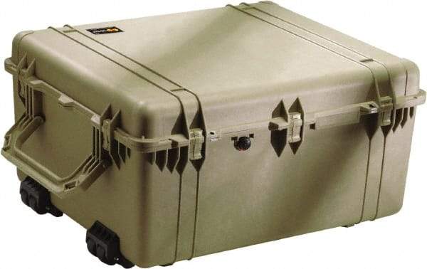 Pelican Products, Inc. - 28-13/32" Wide x 17-21/32" High, Shipping/Travel Case - Olive, Polypropylene - Industrial Tool & Supply