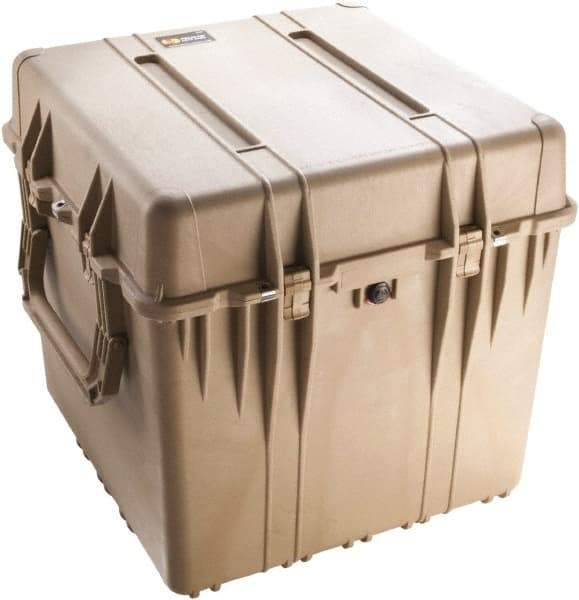 Pelican Products, Inc. - 26-1/2" Wide x 25-1/4" High, Cube Case - Tan, Polypropylene - Industrial Tool & Supply