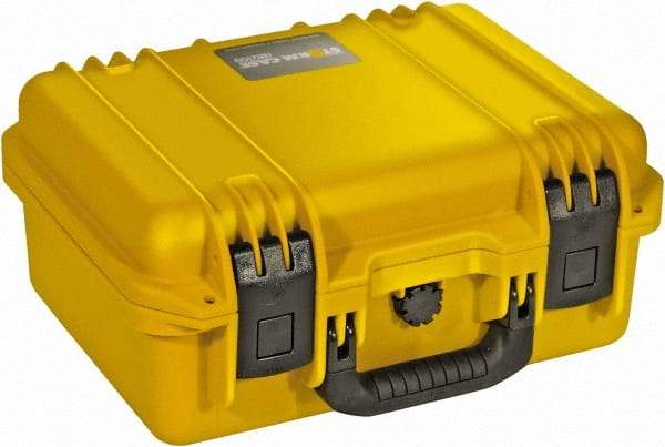 Pelican Products, Inc. - 11-13/32" Wide x 6-1/2" High, Clamshell Hard Case - Yellow, HPX High Performance Resin - Industrial Tool & Supply