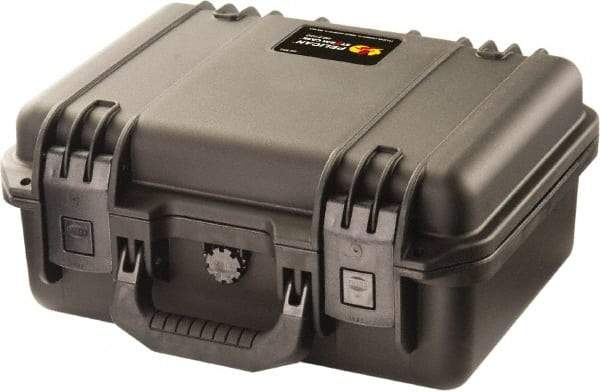 Pelican Products, Inc. - 11-13/32" Wide x 6-1/2" High, Clamshell Hard Case - Black, HPX High Performance Resin - Industrial Tool & Supply