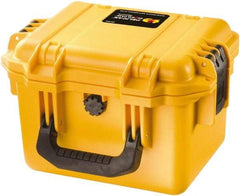 Pelican Products, Inc. - 9-51/64" Wide x 7-45/64" High, Clamshell Hard Case - Yellow, HPX High Performance Resin - Industrial Tool & Supply