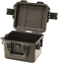 Pelican Products, Inc. - 9-51/64" Wide x 7-45/64" High, Clamshell Hard Case - Black, HPX High Performance Resin - Industrial Tool & Supply