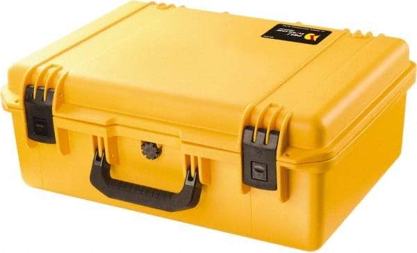 Pelican Products, Inc. - 16" Wide x 8-19/64" High, Clamshell Hard Case - Yellow, HPX High Performance Resin - Industrial Tool & Supply