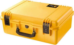 Pelican Products, Inc. - 16" Wide x 8-19/64" High, Clamshell Hard Case - Yellow, HPX High Performance Resin - Industrial Tool & Supply
