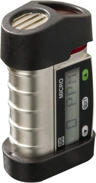 GfG - Audible, Vibration & Visual Alarm, LCD Display, Single Gas Detector - Monitors Ammonia, -20 to 50°C Working Temp, UL Listed - Industrial Tool & Supply