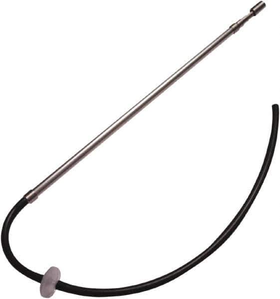 GfG - 4-1/2' Long Gas Detector Telescopic Probe - Stainless Steel - Industrial Tool & Supply