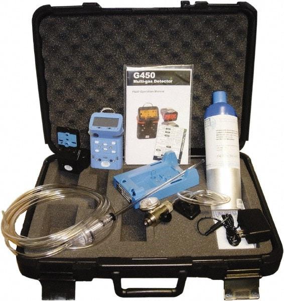 GfG - Audible, Visual Alarm, LCD Display, Confined Space Monitor - Monitors Carbon Monoxide, Hydrogen Sulfide, Oxygen, Methane & Combustible, -20 to 50°C Working Temp, CSA Listed - Industrial Tool & Supply