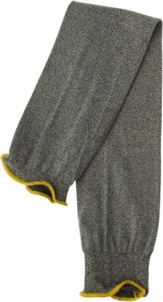 Wells Lamont - Size 24, Gray Fiber Cut Resistant Sleeve - 24" Long Sleeve, Cut Resistance Level 3, Elastic Opening at Both Ends - Industrial Tool & Supply