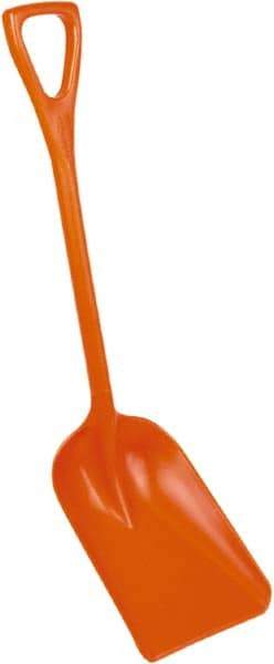 Remco - 14-1/2" High Square Plastic Shovel - 24-5/8" Long D-Grip Handle - Industrial Tool & Supply