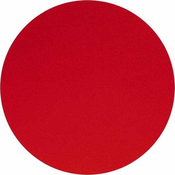 Norton - 12" Diam, 120 Grit Ceramic Adhesive PSA Disc - Medium Grade, Orange, Y Weighted Backing, Flexible - Industrial Tool & Supply