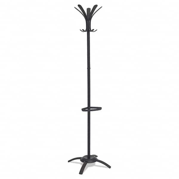 Alba - Coat Racks, Hooks & Shelving Type: Floor Rack Number of Hooks: 10 - Industrial Tool & Supply