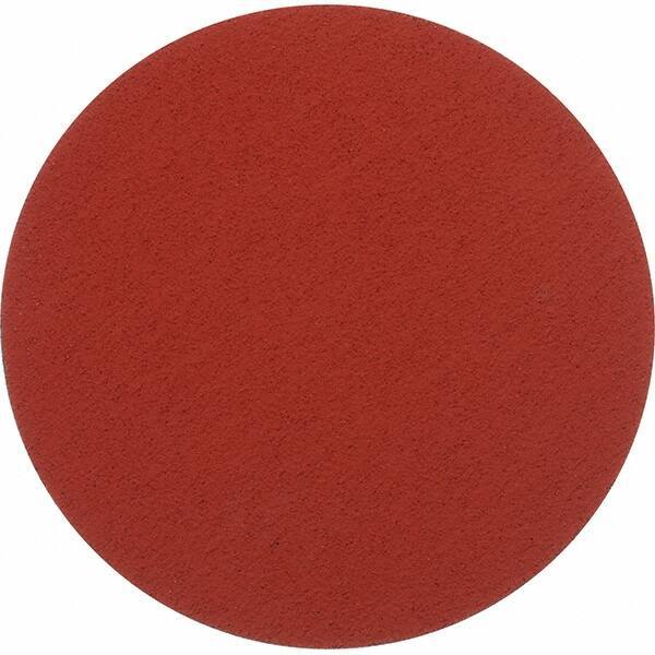 Norton - 12" Diam, 36 Grit Ceramic Adhesive PSA Disc - Very Coarse, Orange, Y Weighted Cloth Backing - Industrial Tool & Supply