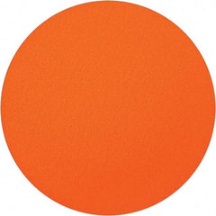 Norton - 12" Diam, 80 Grit Ceramic Adhesive PSA Disc - Coarse Grade, Orange, Y Weighted Backing, Flexible - Industrial Tool & Supply