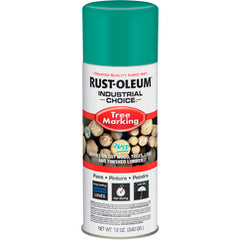 MC1800 Wet/Dry Tree Marking-Fluorescent Green Spray Paint - Industrial Tool & Supply