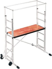 Hailo - Upper 6 Ft. Section Narrow Span Scaffolding - 5 Ft. Long, 330 Lbs. per Sq. Ft. Duty Rating - Industrial Tool & Supply