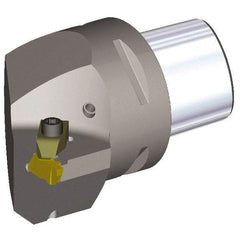 Kennametal - NG3R Insert, 65mm Head Length, Modular Grooving Cutting Unit Head - Left Hand Cut, System Size PSC63, Through Coolant, Series Top Notch - Industrial Tool & Supply