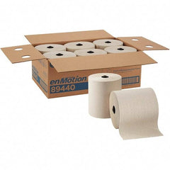 Georgia Pacific - Hard Roll of 1 Ply Brown Paper Towels - 8-1/4" Wide, 700' Roll Length - Industrial Tool & Supply