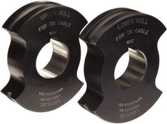 Loos & Co. - 1/8" Straight Shank Terminal Roll Die - Metal/Black - Industrial Tool & Supply