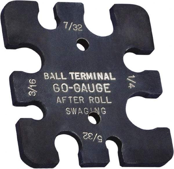 Loos & Co. - 5/32 to 1/4 Inch Range, Wire and Sheet Metal Gage - Use with Ball Terminals - Industrial Tool & Supply
