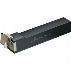 Walter - NCHE, External, Left Hand, 14mm Max Depth of Cut, 3 to 3.5mm Groove Width, Indexable Grooving Tool Holder - GX24-2.. Insert Compatibility, 20mm Shank Height, 20mm Shank Width, 111.2mm OAL - Industrial Tool & Supply