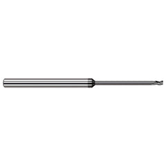 Harvey Tool - Square End Mills Mill Diameter (Decimal Inch): 0.0250 Length of Cut (Decimal Inch): 0.0370 - Industrial Tool & Supply