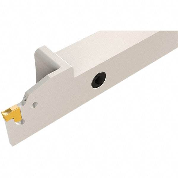 Iscar - External Thread, 7/8" Max Depth of Cut, 3.7mm Min Groove Width, 150mm OAL, Right Hand Indexable Grooving Cutoff Toolholder - 3/4" Shank Height x 3/4" Shank Width, TAG Insert Style, TGT Toolholder Style, Series Tang-Grip - Industrial Tool & Supply