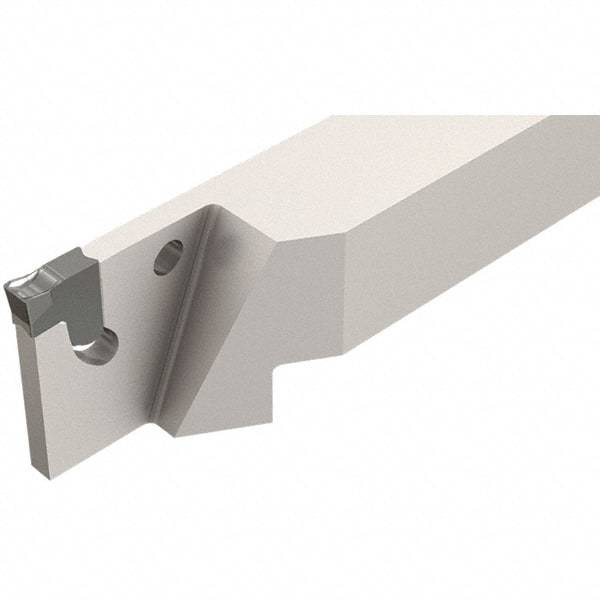 Iscar - External Thread, 1/16" Min Groove Width, 4.724" OAL, Right Hand Indexable Grooving Cutoff Toolholder - 3/8" Shank Height x 3/8" Shank Width, TAG Insert Style, TGT Toolholder Style, Series Tang-Grip - Industrial Tool & Supply