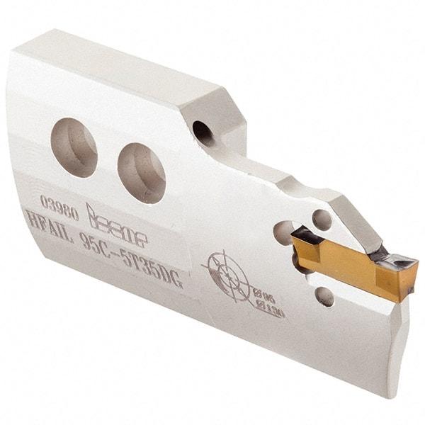 Iscar - 5" Groove Width, 38mm Max Depth of Cut, Left Hand Cut, HFAI Indexable Grooving Blade - DGN-W, HFPR/L, HFPR/L (Full Radius), HGPL Insert Style, Series Heliface - Industrial Tool & Supply