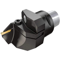 Iscar - DG.., GRIP Insert, 70mm Head Length, 4mm Min Groove Width, Modular Grooving Cutting Unit Head - Right Hand Cut, System Size C6, Series CAMFIX, Heli-Grip - Industrial Tool & Supply