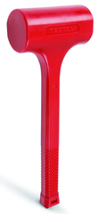 48 oz Dead Blow Hammer- 2-3/8'' Head Diameter Coated Steel Handle - Industrial Tool & Supply