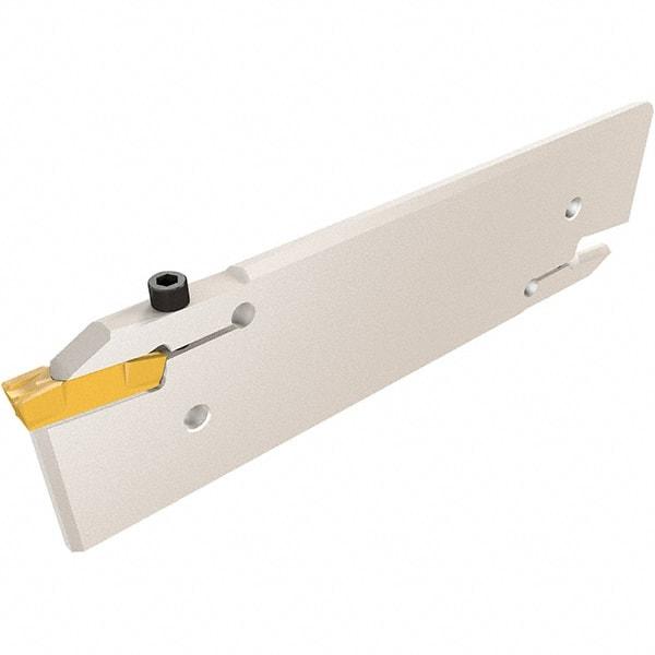 Iscar - GHA, External, Right Hand, 25mm Max Depth of Cut, Indexable Grooving Tool Holder - 32mm Shank Height, 32mm Shank Width, 144.5mm OAL - Industrial Tool & Supply